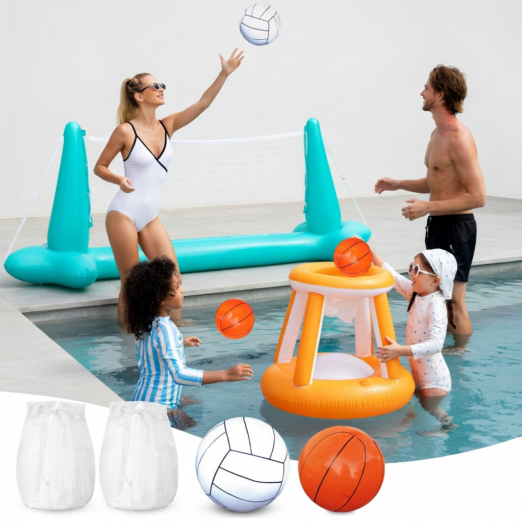 Inflatable Pool Game Set